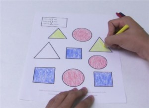 Coloring Triangles with Activity Trainer