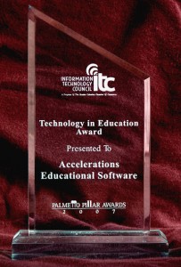 Accelerations Educational Software wins Technology Award