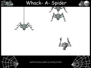 whack a spider games for children with learning disabilities